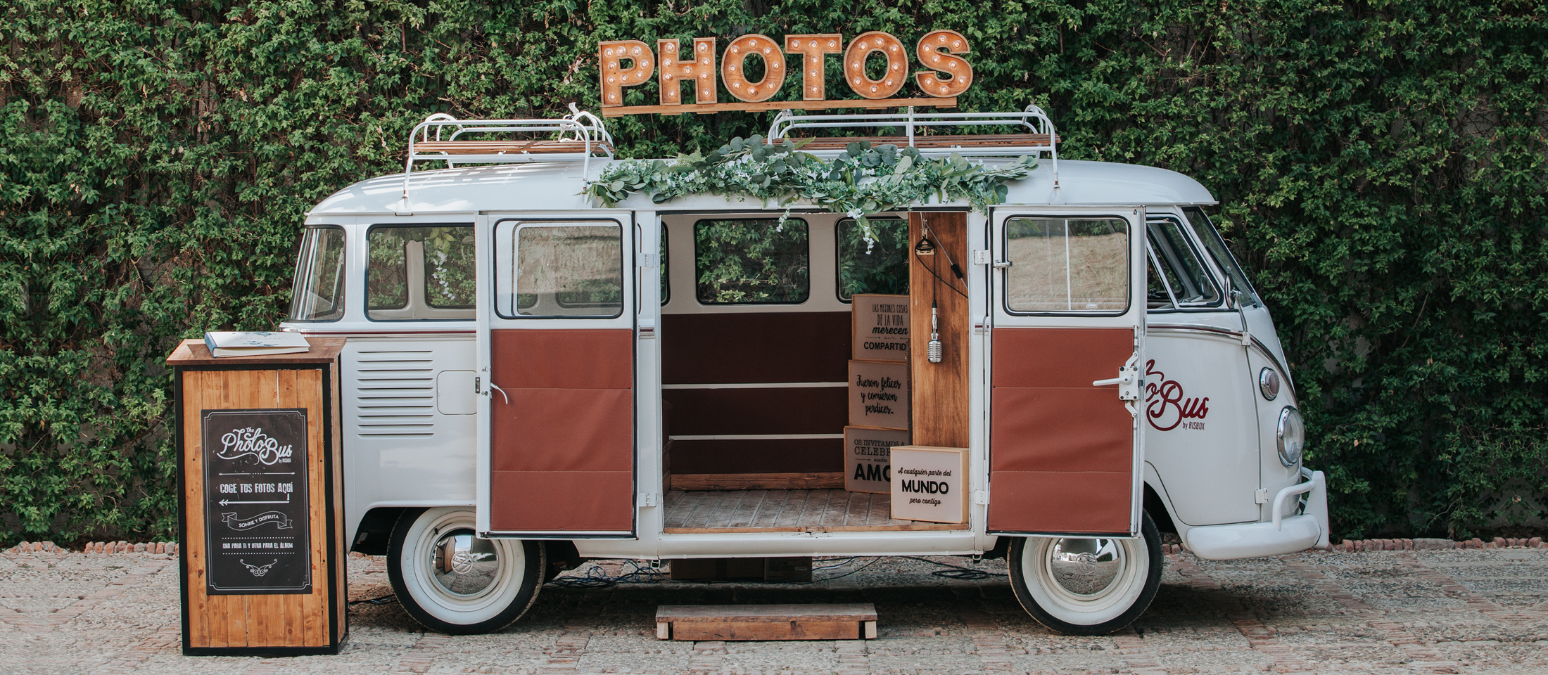 Fotomatón Photobus para Bodas y Eventos Risbox
