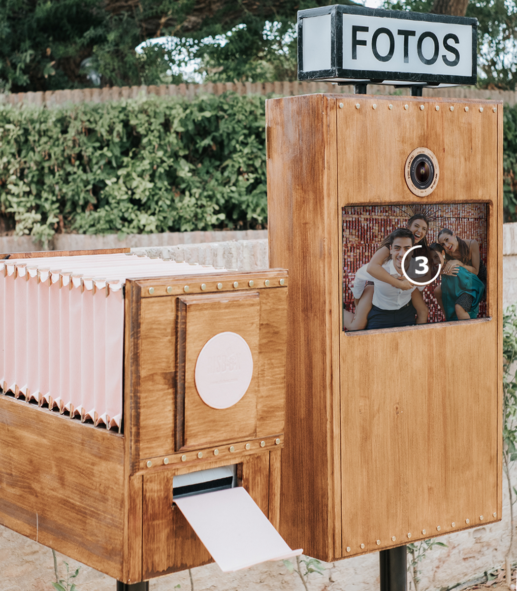 Fotomaton vintage bodas