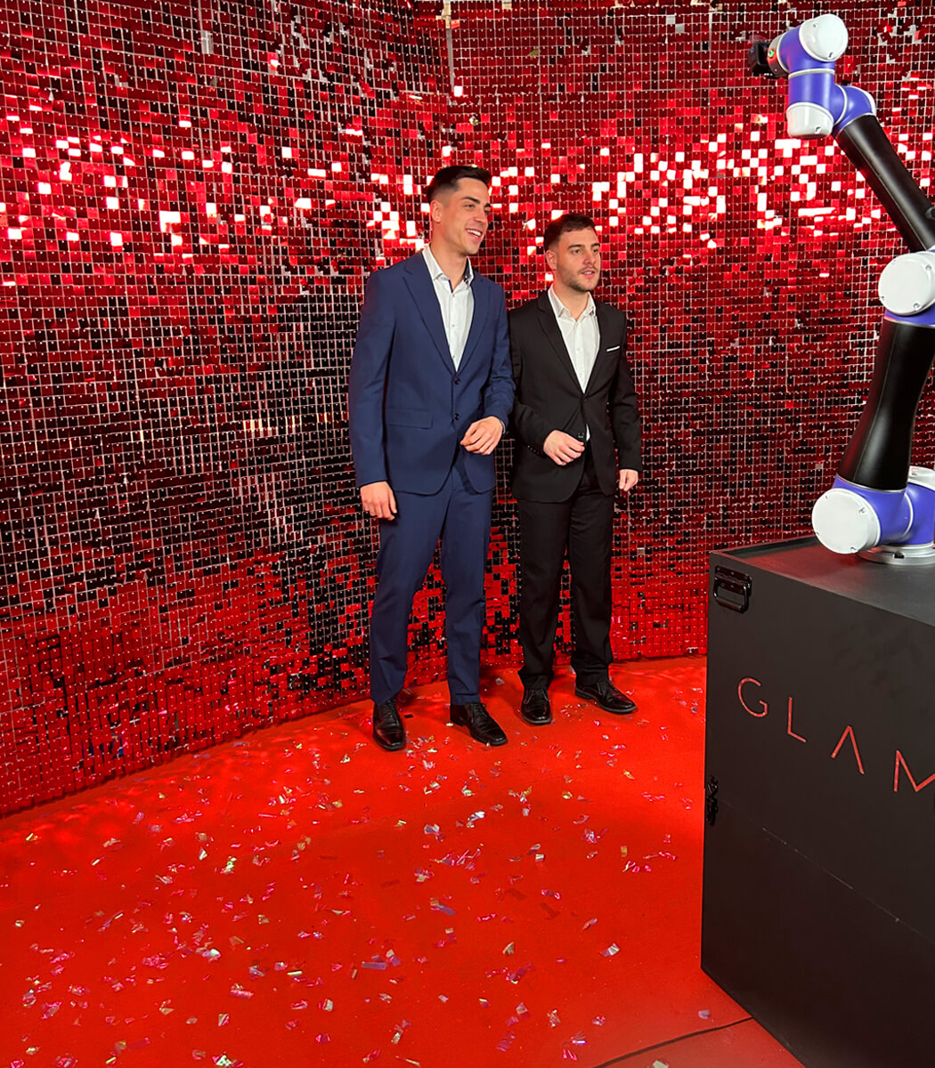 glambot cámara en la alfombra roja